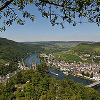 Blick auf die Mosel und Traben-Trarbach