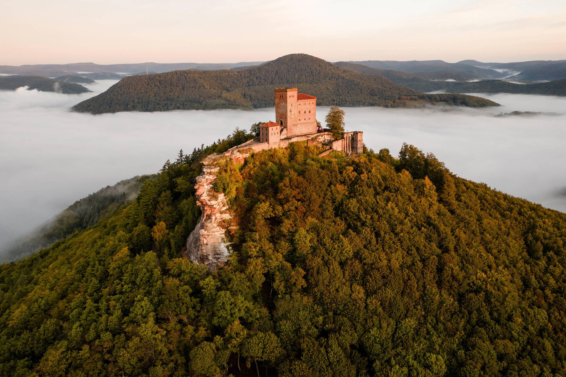 Burg Trifels im Pfälzerwald.